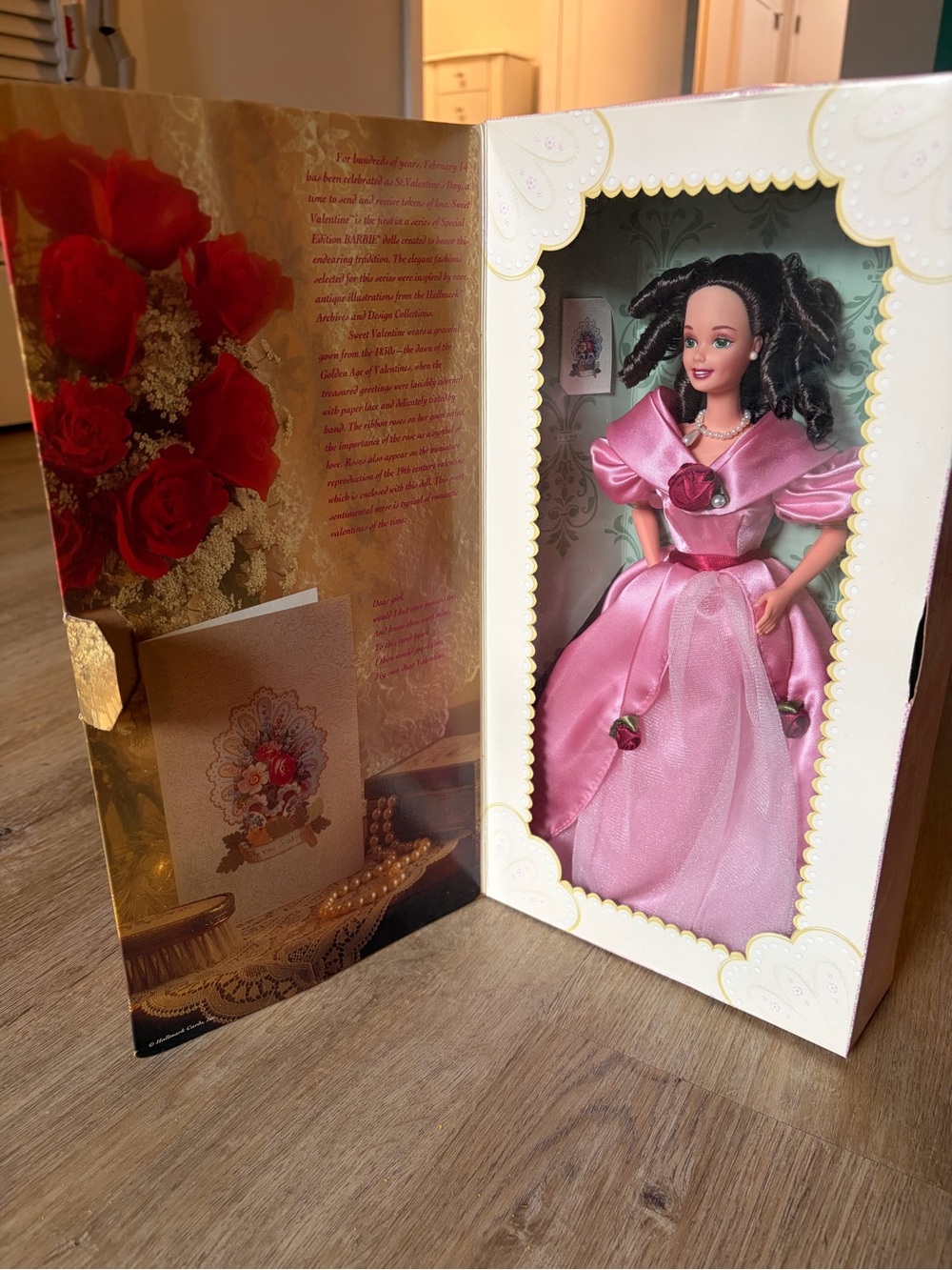 Hallmark Sweet Valentine Barbie Decorative Doll in Gift Box